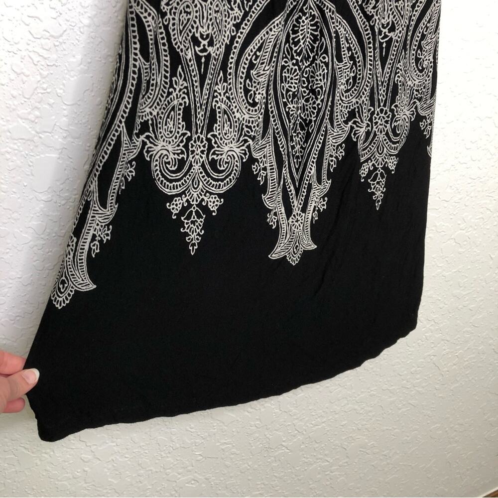 In Bloom black white lace up back nightgown size Large - Picture 5 of 13